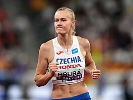 Vý�ka�ka Michaela Hrubá ve finále mistrovství sv�ta v Tokiu.