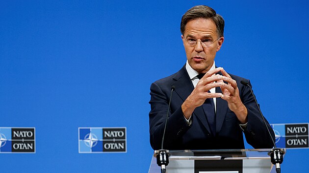 Generln tajemnk NATO Mark Rutte (23. z 2025)