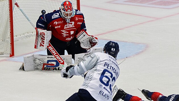Plzesk Mikko Petman dv gl v utkn s Pardubicemi.
