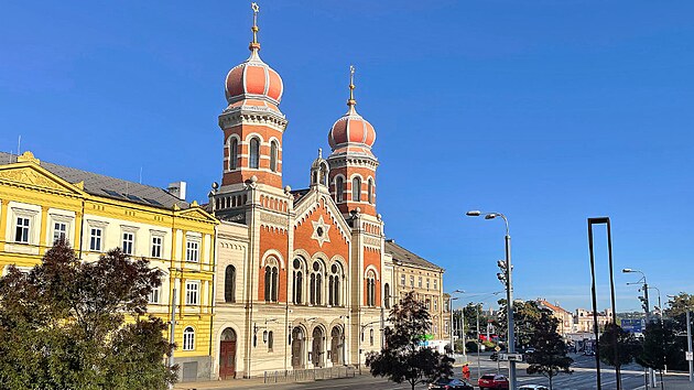 Velk� synagoga v Plzni je nejv�t�� v �esku a druh� nejv�t�� v Evrop� po budape��sk� synagoze.