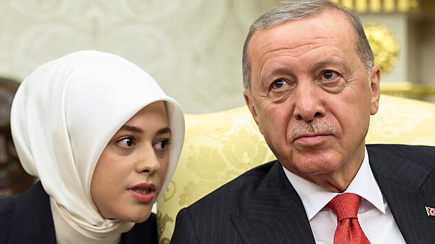 Tureck prezident Recep Tayyip Erdogan (25. z 2025)