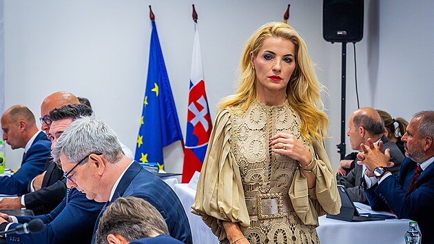 Slovensk� ministryn� kultury Martina �imkovi�ov� (15. kv�tna 2025)