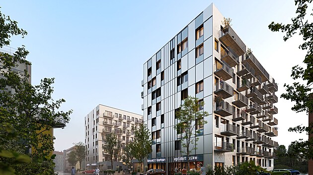 Na mst bvalch brnnskch plynren firmy innogy mezi ulicemi Cejl a Kenov vyrostou nov bytov domy Neon a Xenon.