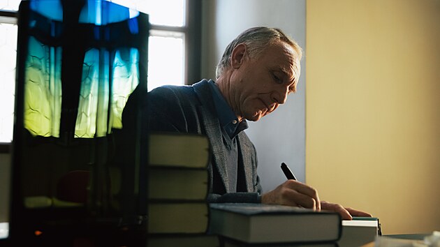 Spisovatel Dan Brown minul� t�den v Praze prezentoval svou posledn� knihu Tajemstv� v�ech tajemstv�.