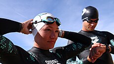 Francouzský pár trénuje ve St�edozemním mo�i, aby se p�ipravil na rekordní...