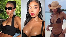 Krása modelky bere dech.