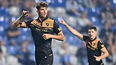 Ostravský Jakub Pira v utkání s Mladou Boleslaví.