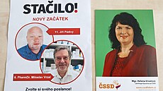 Komunistka Helena Vrzalová s manelem Miloslavem Vrzalem posílají lidem do...