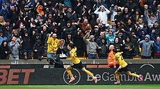 VELKÁ DOMÁCÍ PREMIÉRA. Obránce Ladislav Krejí slaví první gól v Premier League...