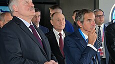 B�loruský v�dce Alexandr Luka�enko p�i jednání s ruským prezidentem Vladimirem...