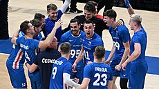 etí hrái slaví vítzství ve tvrtfinále mistrovství svta. V ele skupinky i...