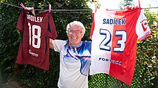 Antonín Jurásek v 315. praském derby neme prohrát. Jeho vnuci Michal a Luká...