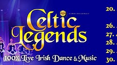 Ve vystoupen Celtic Legends se poj iv hudba, tanec a zpv, s ctou zachycuje kulturu a starovkou historii Irska