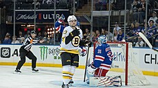 Matj Blümel se raduje z branky proti Rangers.