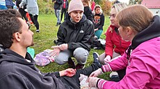 Organizátoi pipravili pro vysokokoláky v Boleticích nkolik stanovi. Na...