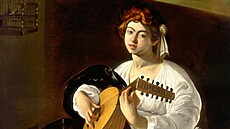 Caravaggio - Loutnista (Verze z Wildensteinovy sbírky, vystavená v minulosti v...