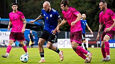 Momentka ze zápasu Ústí nad Labem - Prost�jov