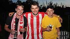 Oslavy 90 let Sokola Brozany, léto 2011. Marek Ztracený (uprost�ed), který...