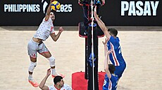 Smeaská momentka z osmifinále mistrovství svta mezi eskou republikou a...