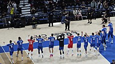etí volejbalisté slaví postup do tvrtfinále mistrovství svta.