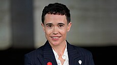 Elliot Page v Milán (23. záí 2025)