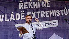 P�edvolební akce spolku Milion chvilek pro demokracii nazvaná Zabra�me vlád�...