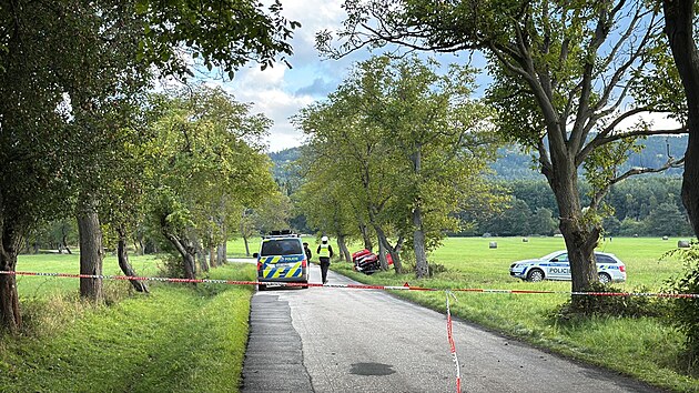 Silnice v okol nehody byla nkolik hodin uzavena. (30. z 2025)