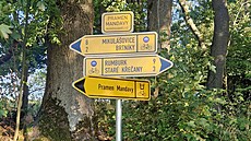 Cyklotrasa spojuje obce a m�sta podél Mandavy. Za�íná v Brtníkách, pokra�uje...
