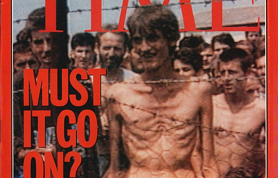 Musí to pokra�ovat? Fikret Ali� na obálce magazínu Time ze srpna 1992