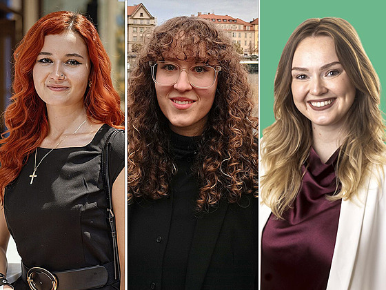 Nov zvolení mladí poslanci, zleva Katerina Demetrashvili (Piráti), Julie...