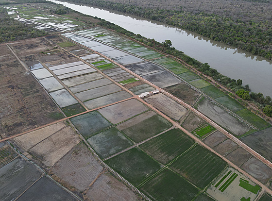 Zemdlská pda, která vznikla v rámci projektu spolupráce  mezi ínou a Gambií...