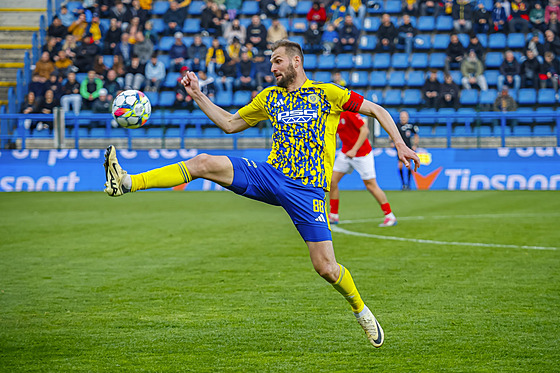 Zlínský fotbalista Tomá Poznar