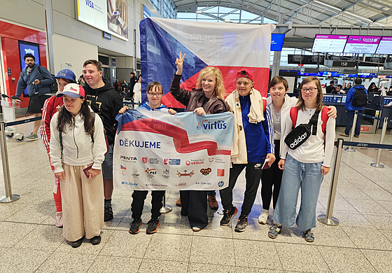 Sportovce s Downovým syndromem, kteí se zúastní mistrovství svta v Brisbane,...