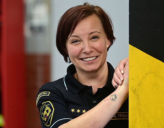 Jana Tísková je od íjna první velitelkou jednotky profesionálních hasi v...