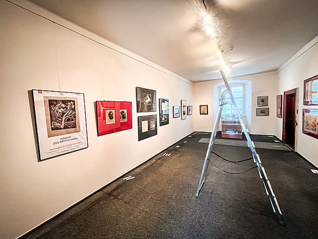 Píprava výstavy Návrat Jozy Blohorského (záí 2024)