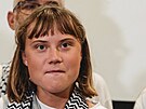 �védská aktivistka Greta Thunbergová p�ilet�la po deportaci z Izraele do Athén....