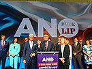 Ve volebním �tábu hnutí ANO na Chodov� se za�íná slavit vít�zství v...