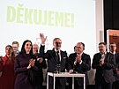 Kon�ící premiér a lídr koalice Spolu Petr Fiala. (4. �íjna 2025)