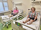 Pacientky prostjovsk nemocnice po ortopedick operaci, pi kter lkai...