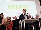 Kon�ící premiér a lídr koalice Spolu Petr Fiala. (4. �íjna 2025)