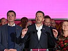 Volební �táb STAN. Vít Raku�an. (4. �íjna 2025)
