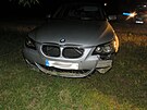 Vz BMW, jeho idi na Vykovsku ujdl policii, skonil po srce s jinm...