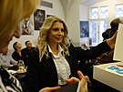 Jihomoravsk poslankyn Lucie afrnkov v brnnskm volebnm tbu SPD (4....