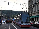 V centru Prahy u Národního divadla dolo k nehod dvou tramvají.