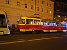 V centru Prahy u Národního divadla dolo k nehod dvou tramvají.
