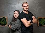 Biolog Adam Obr a spoluzakladatelka platformy Forendors Denisa Hrubeová. (7....
