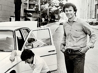 Vítzslav uri (vpravo) s krajanem Jiím Crhou, který si ho vzal v Torontu na...