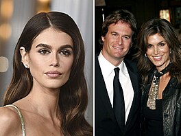 Modelka Kaia Gerberová zddila krásu jednoznan po své slavné mamince,...