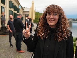 Julie Smejkalová (STAN), nejmladí poslankyn zvolená do Poslanecké snmovny....