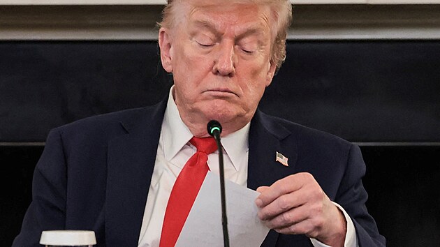 Americk prezident Donald Trump (8. jna 2025)